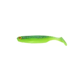   Sakura Shadura Monté 120 Leurre souple UV Violet Chartreuse 120mm - 10gr - Ready Rig - Pré-monté