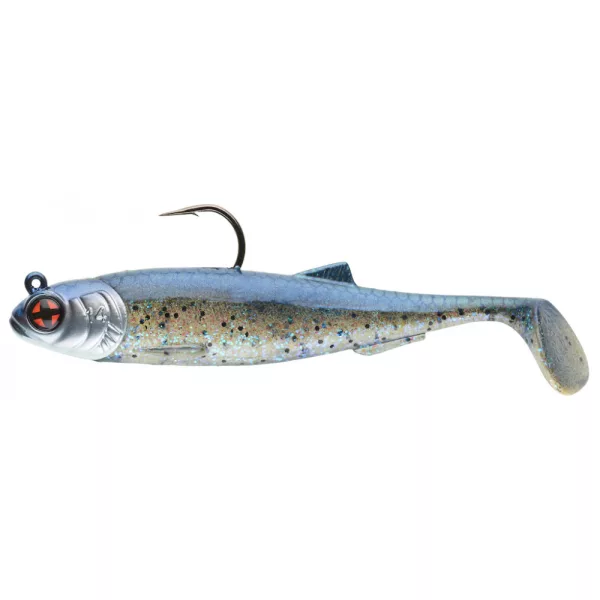 Sakura - SODIUM SHAD 150 - 150MM - Tête plombée 35g - 078 (Herring) - Leurre souple