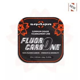   Sakura - FLUOROCARBONE - 25 M - 0.30 mm / 6 Kg - 13,2 Lb. - Bas de ligne - Fluorocarbon