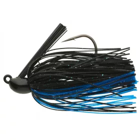  Sakura - JIG DE NAGE TUNGSTÈNE 1/2 OZ - 14G #BB (Noir Bleu) - TÊTE PLOMBÉE À JUPE