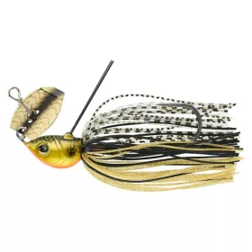 Sakura Cover Bladed Jig Black-Gold 14gr Jig à jupe