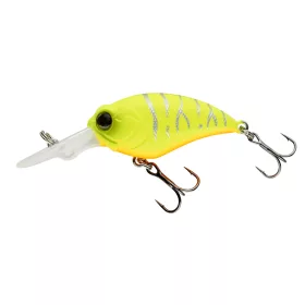   Sakura Micron Crank DR Yellow Chart Tiger 4cm 6,5gr Crankbait Deep Runner