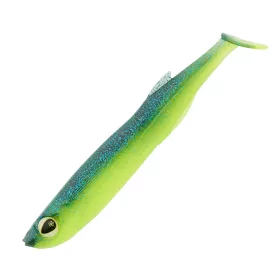   Sakura Xprat Shad 110 Chartreuse Thunder 11,0cm 9,0gr Leurre Souple 5pcs
