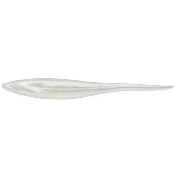 Sakura Tailwink 130 Pearl White 13cm 7,8gr Leurre plastique 5 pi&egrave;ces