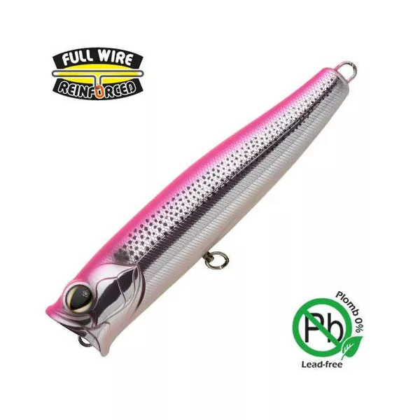 Sakura Kaiyo Pop 100F 10cm 22,1gr 123 Leurre Popper - Konoshiro Rose