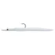 Sakura Majukeel Pearl White 13cm 2 pcs Appât en plastique, 1 pc Tête plombée Makaira 18gr