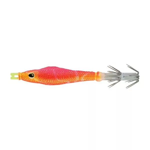 Sakura Stingray Oppai 1.5 Crevette Orange Luminescente 7cm 3,5gr Oppai Jig