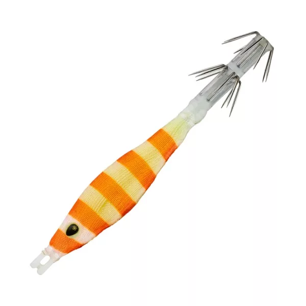 Sakura Stingray Oppai 1.2 Luminescent Zèbre Blanc-Orange 5cm 2,5gr Oppai Jig
