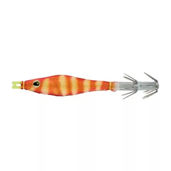 Sakura Stingray Soft 3.0 Luminescent Zèbre Blanc-Orange 9,5cm 16,2gr Squid Jig