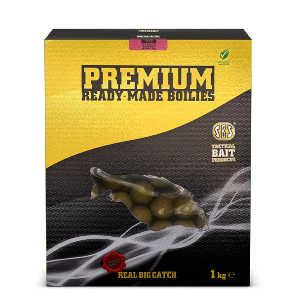 Sbs Premium Bouillettes Prêtes à l'Emploi Krill Flétan 1 Kg 20 Mm