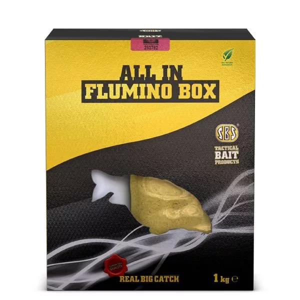 SBS All In Flumino Box Match Special Kit d'appâts 1kg+500ml
