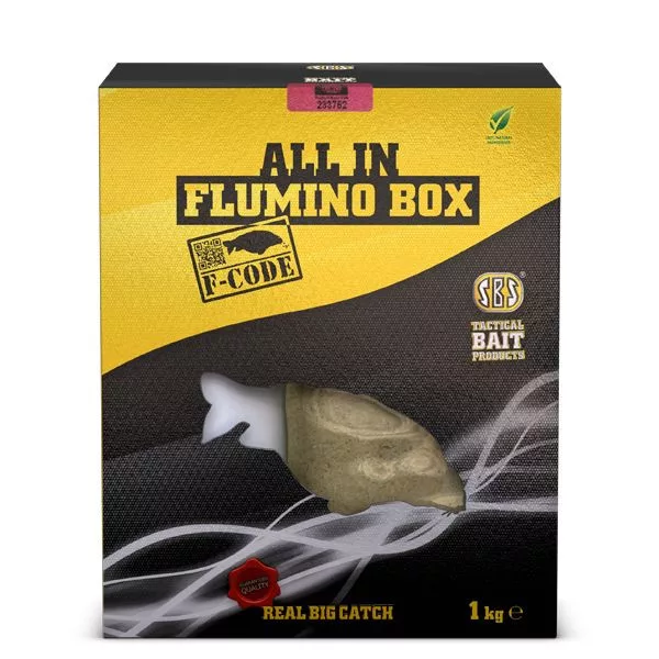 SBS All In Flumino Box F-Code Liver Kit d'Appât 1kg+500ml