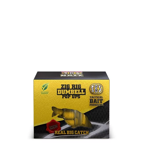 SBS Zig Rig Dumbell Pop Ups Épicé 16mm 30g