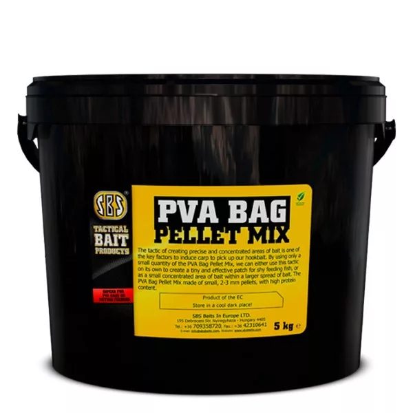 SBS PVA BAG PELLET MIX 500g CALMAR & POULPE Farine de poisson