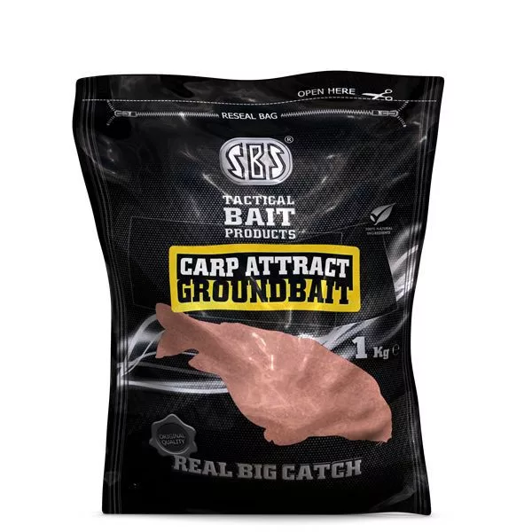 SBS Carp Attract Groundbait Strawberry Jam Amorce 1kg