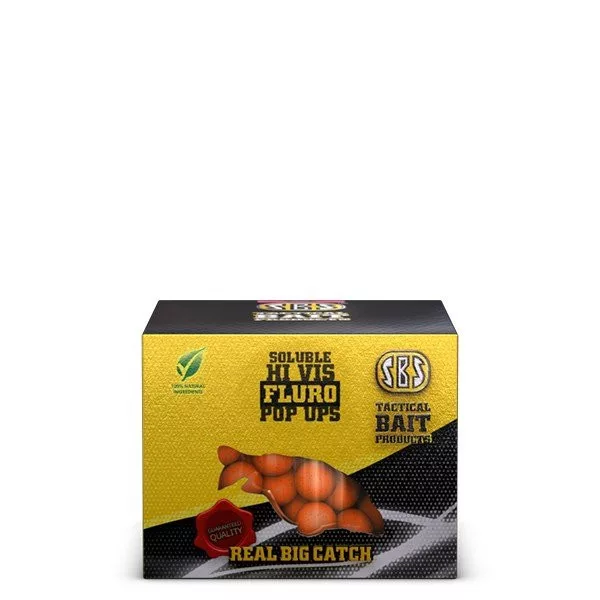 Sbs Soluble Fluro Pop Ups Confiture de Fraise 14 Mm 40 G