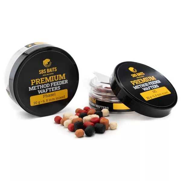 SBS Premium Method Feeder Wafters Calmar-Poulpe Couleurs Assorties Wafters 20gr