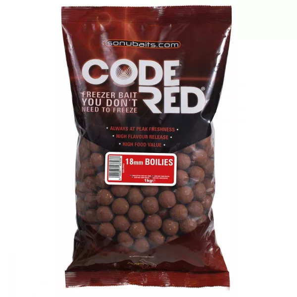 Sonubaits Code Red Boilies 18mm 1kg bouillette