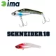 Ima Schneider 18 6,8cm 18gr 017 Red Head Pearl OB Műcsali