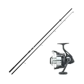   SRT Instinct CTX 3,05m 3lbs Canne à carpe 2 pièces avec moulinet débrayable Instinct 601 HRS