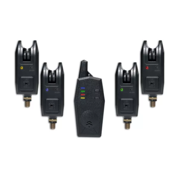 SRT Carp Instinct Kit de détecteurs de touche électroniques 4+1