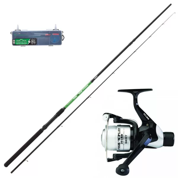 Sert Kit Fish n Play Fitfeeder 2703 Canne et 301RD Moulinet Kit