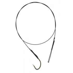   SERT - 7 STRAND TRACE WITH SINGLE HOOK - 60CM -12KG - Bas de ligne résistant aux morsures