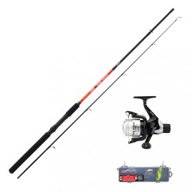   Sert Kit Fish n Play Spincast 2102 Canne et 201RD Moulinet Kit