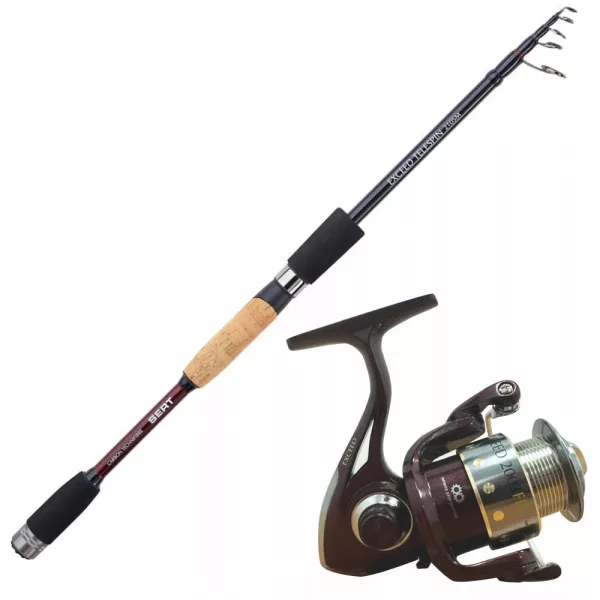 Kit Canne Sert Exceed Telespin 180-4L et Moulinet Exceed SPN 2003 FD