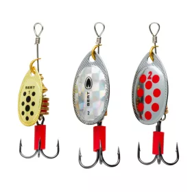   SRT Spoony Special Perch Kit de cuillères tournantes – Assortiment FW26 pour la pêche à la perche 3pcs