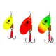 SRT Spoony Special Pike Kit de cuillères tournantes - Sélection FW26 pour la pêche au brochet 3pcs