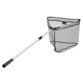   SERT - ÉPUISETTE PLIANTE PREDATOR NET RUBNET 210-2 (60X60) - Manche d'épuisette avec filet - Épuisette pour la pêche aux carnassiers