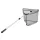 SERT - ÉPUISETTE PLIANTE PREDATOR NET RUBNET 240-3 (70X70) - Manche d'épuisette avec filet - Épuisette pour la pêche aux carnassiers