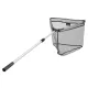 SERT - ÉPUISETTE PLIANTE PREDATOR NET RUBNET 240-3 (70X70) - Manche d'épuisette avec filet - Épuisette pour la pêche aux carnassiers