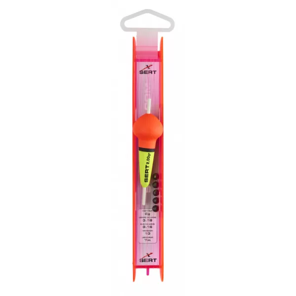 SERT - BAS DE LIGNE TRUITE 4 - 3,00g -CL20 - BL18 - H8 - Petits articles flottants - Montage truite