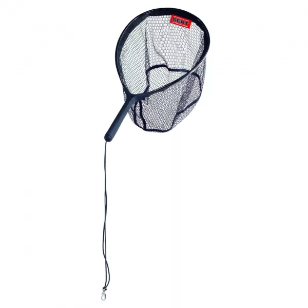 Sert Fish Instinct Raquette Rubber Net 60cm Épuisette de pêche au lancer