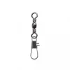 SERT - INTERLOCK SNAP + BARREL SWIVEL BLACK N°6 X8 - Émerillon