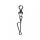 SERT - ITALIAN SWIVEL & SNAP LINK - BLACK N°0 X8 - Émerillon