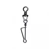 SERT - ITALIAN SWIVEL & SNAP LINK - BLACK N°3 X8 - Émerillon