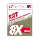 Sert Tresse 8x SRT Vert Mousse Tresse 0,14mm 135m