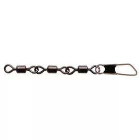   Sert Émerillon triple avec agrafe de sécurité N°12 6 pièces