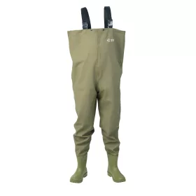 **SRT** Fisker Army Green PVC Waders Cuissardes 44-45