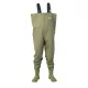**SRT** Fisker Army Green PVC Waders Cuissardes 38-39