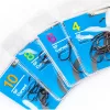 Spotted Fin Curved Barbed hameçon barbelé taille 4