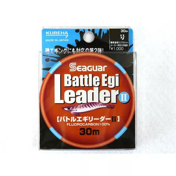 Bas de ligne fluorocarbone Seaguar Battleegi Leader 0,26mm 30m