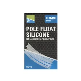   Preston Flotteur de canne Silicone 0,7mm Tube en silicone 15 pièces