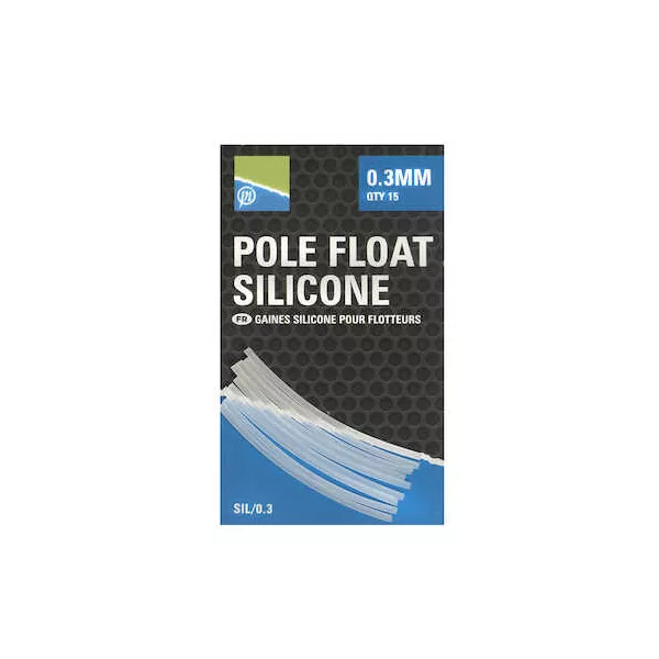 Preston Flotteur de canne Silicone 0,7mm Tube en silicone 15 pièces