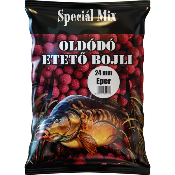 Bouillette d'amorçage soluble Speciál Mix Fraise 24mm 1kg