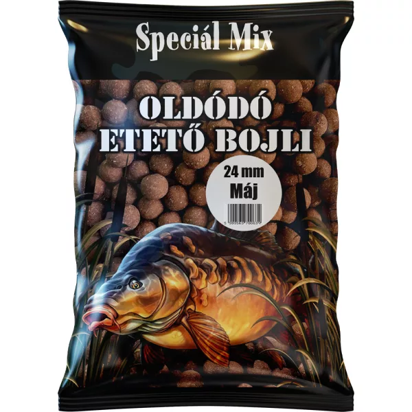 Bouillette d'amorçage soluble Speciál Mix Foie 24mm 1kg