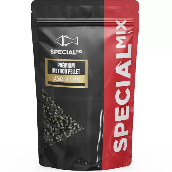 Speciál Mix 6mm Huile de saumon Premium Method Pellet 500gr